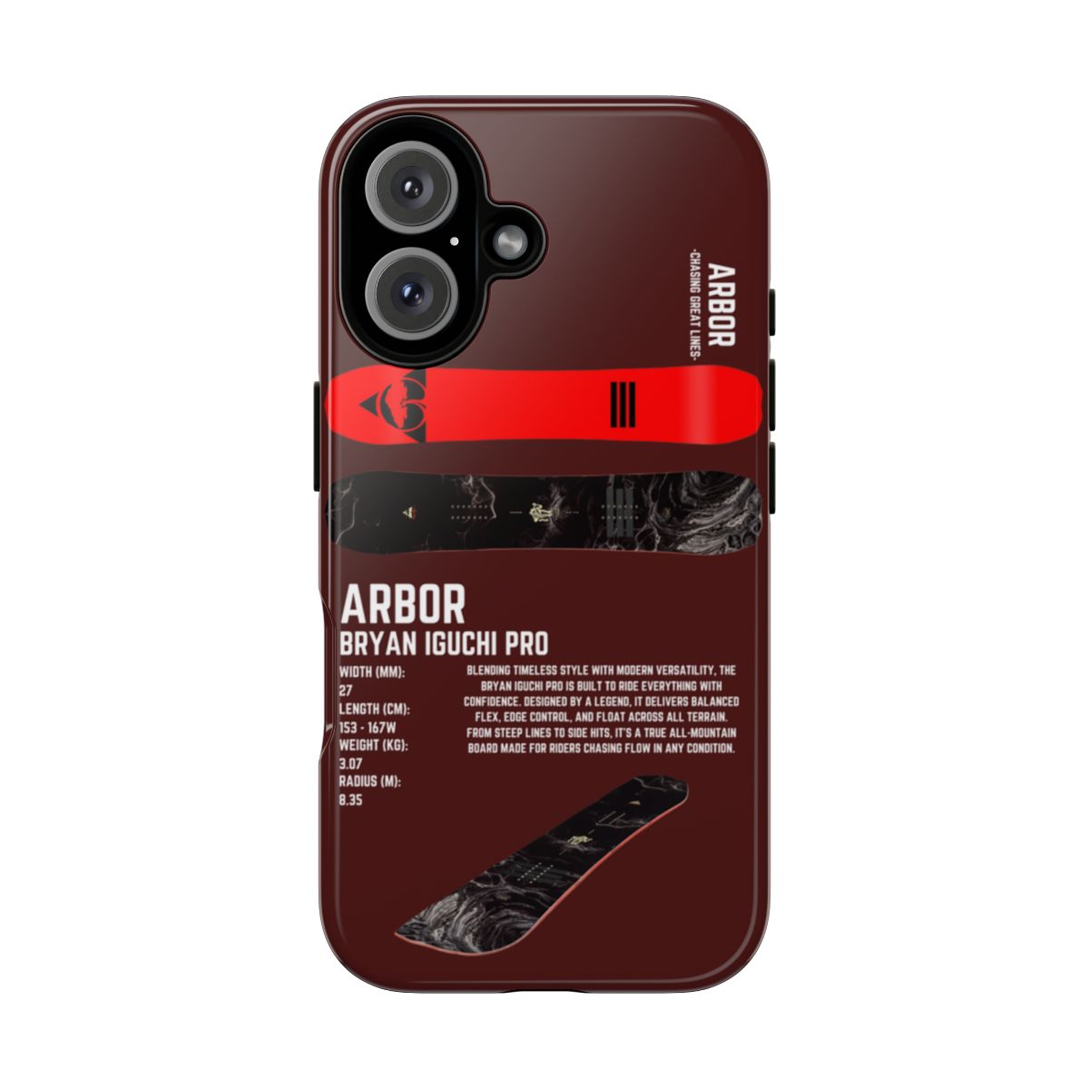 Arbor Bryan Iguchi Pro Phone Case