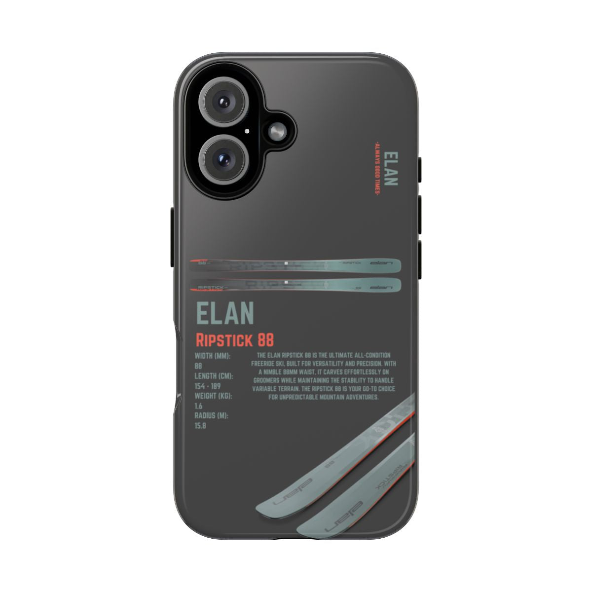 Elan Ripstick 88 Phone Case