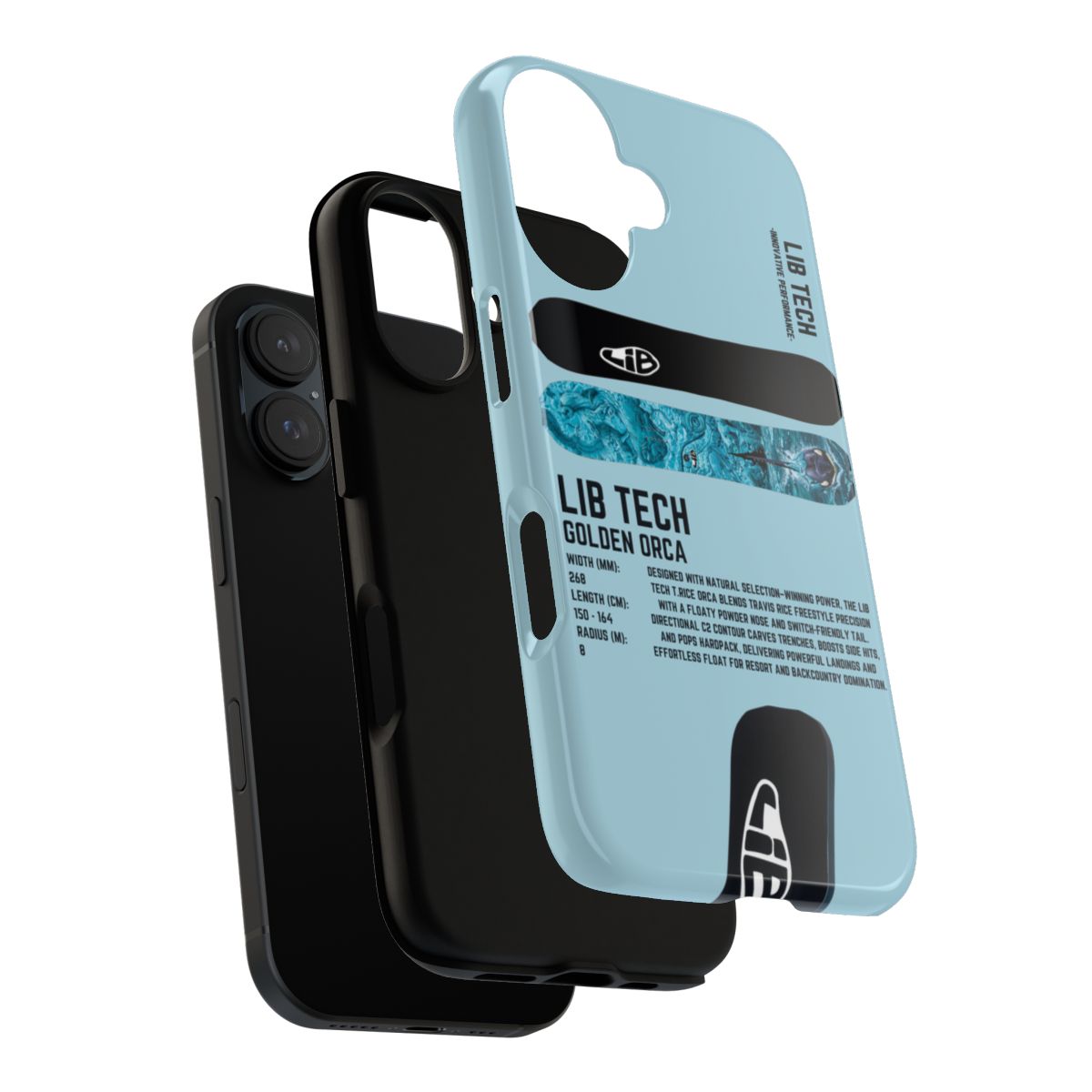 Lib Tech Golden Orca Phone Case