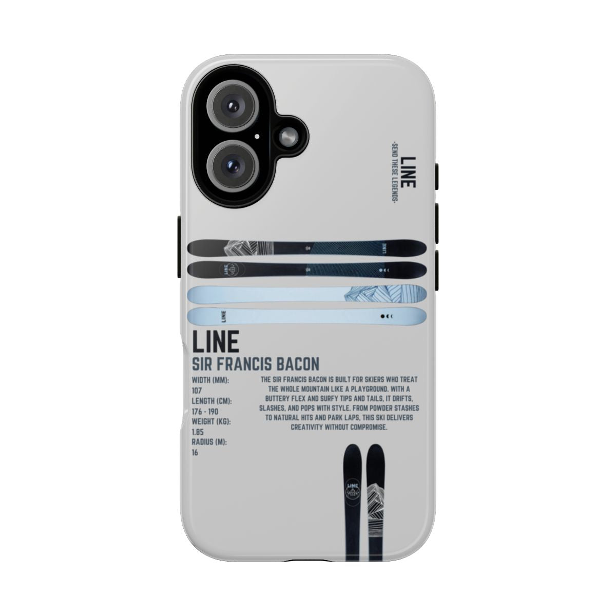 Line Sir Francis Bacon Phone Case