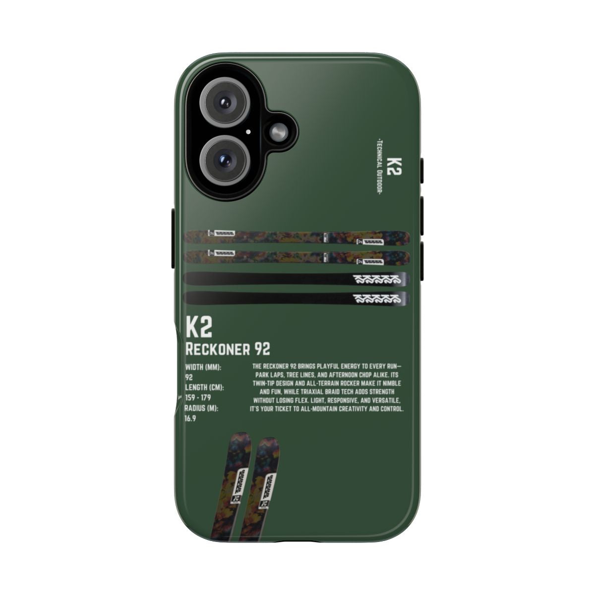 K2 Reckoner 92 Phone Case