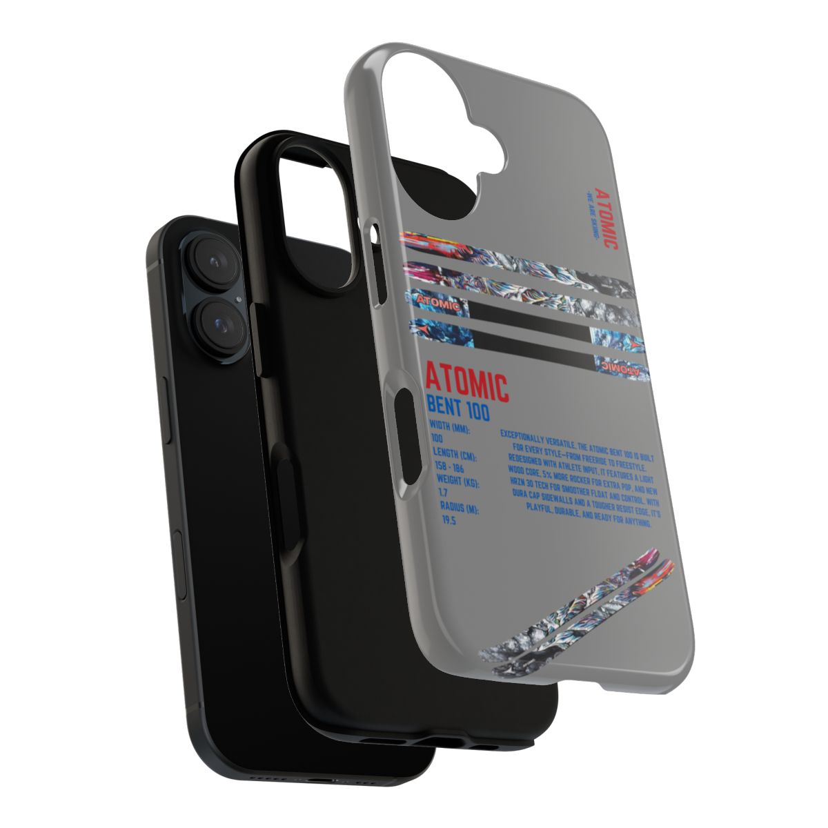 Atomic Bent 100 Phone Case