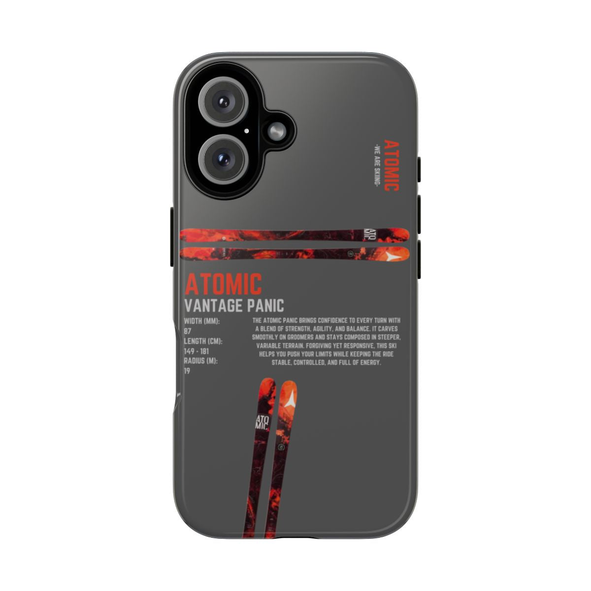 Atomic Vantage Panic Phone Case