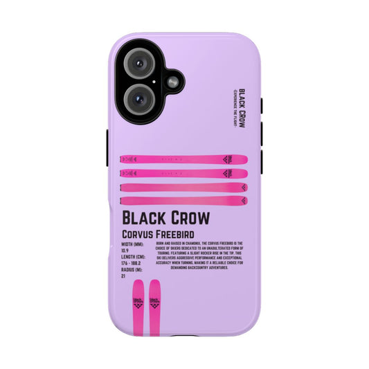 Black Crow Corvus Freebird Phone Case