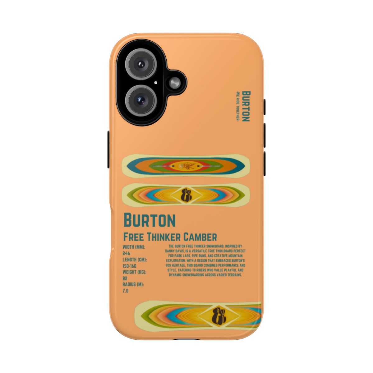 Burton Free Thinker Camber Phone Case