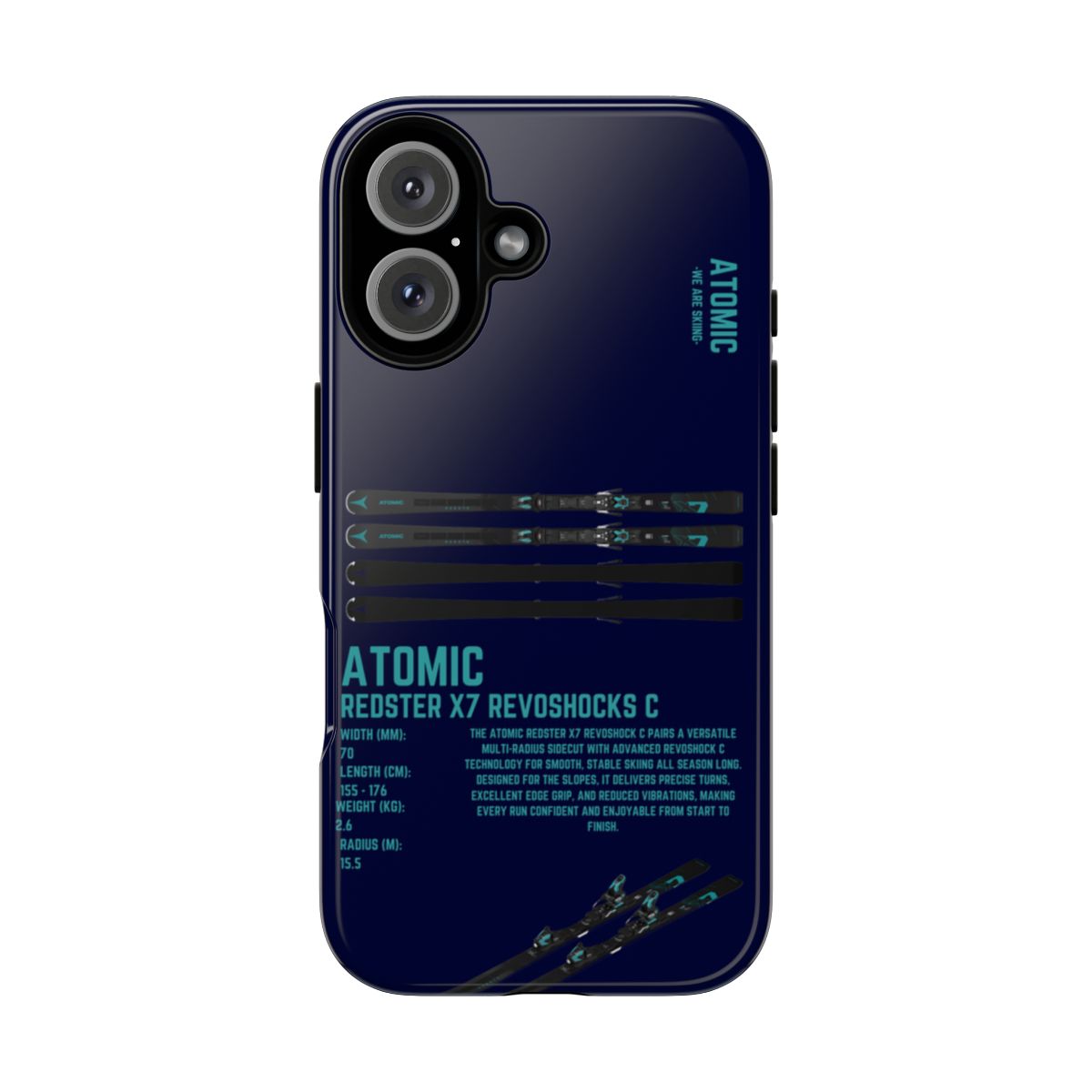 Atomic Redster X7 Revoshocks C Phone Case