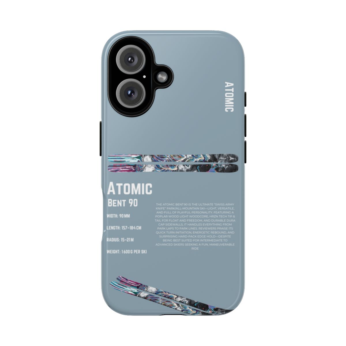 Atomic Bent 90 Rosa Phone Case