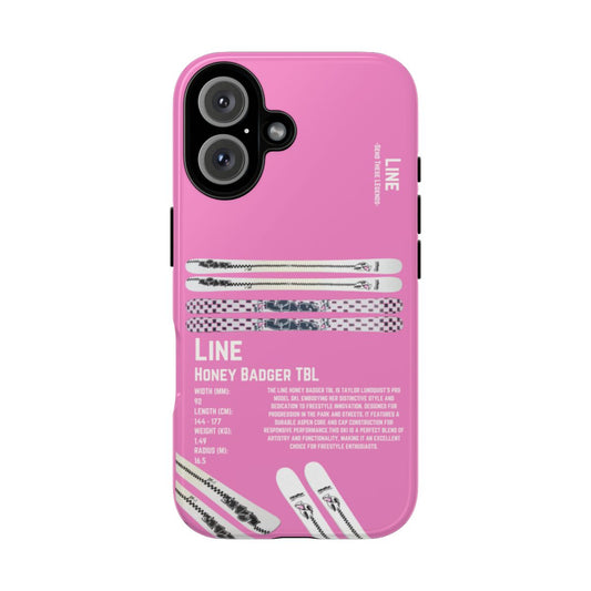 Line Honey Badger Tbl Pink Phone Case