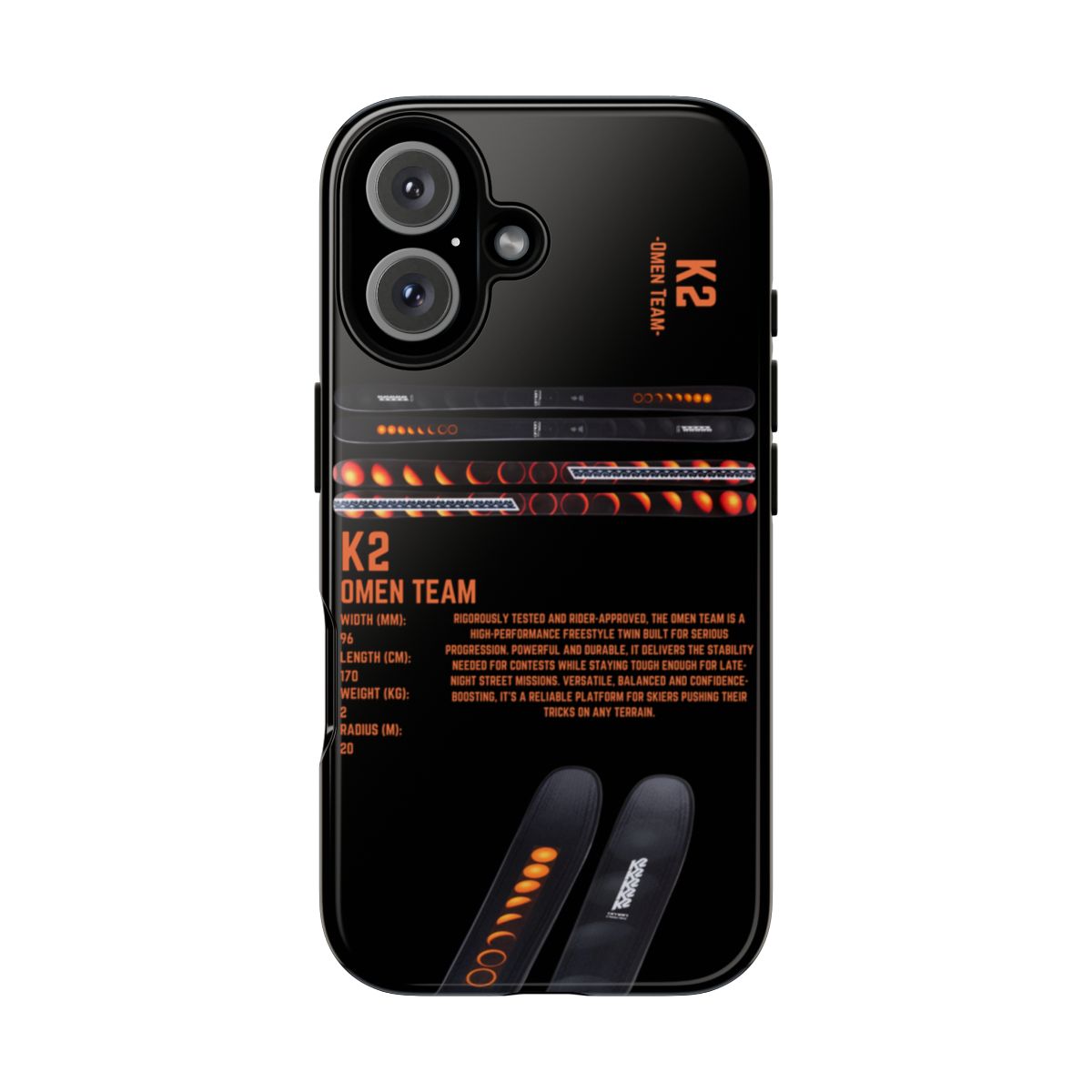 K2 Omen Team Phone Case