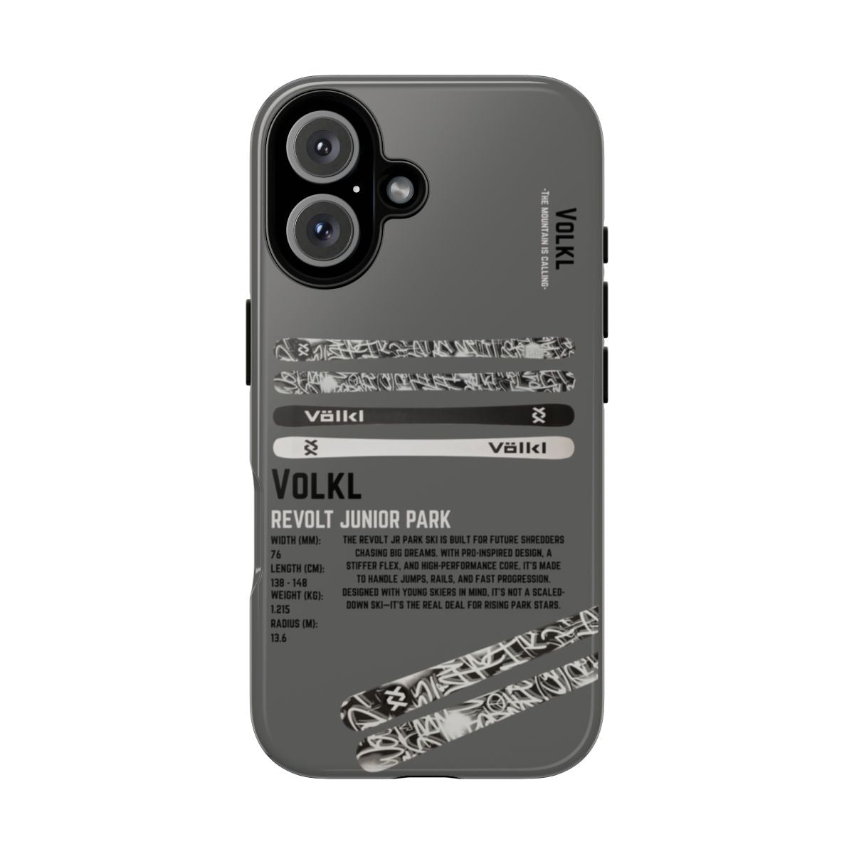 Volkl Revolt Junior Park Phone Case