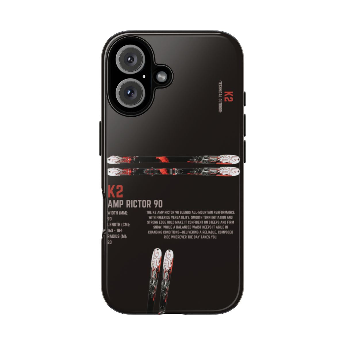 K2 Amp Rictor 90 Phone Case