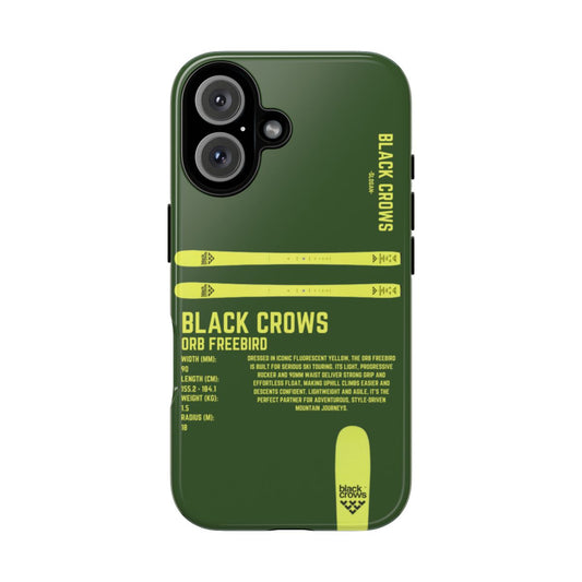 Black Crows Orb Freebird Phone Case