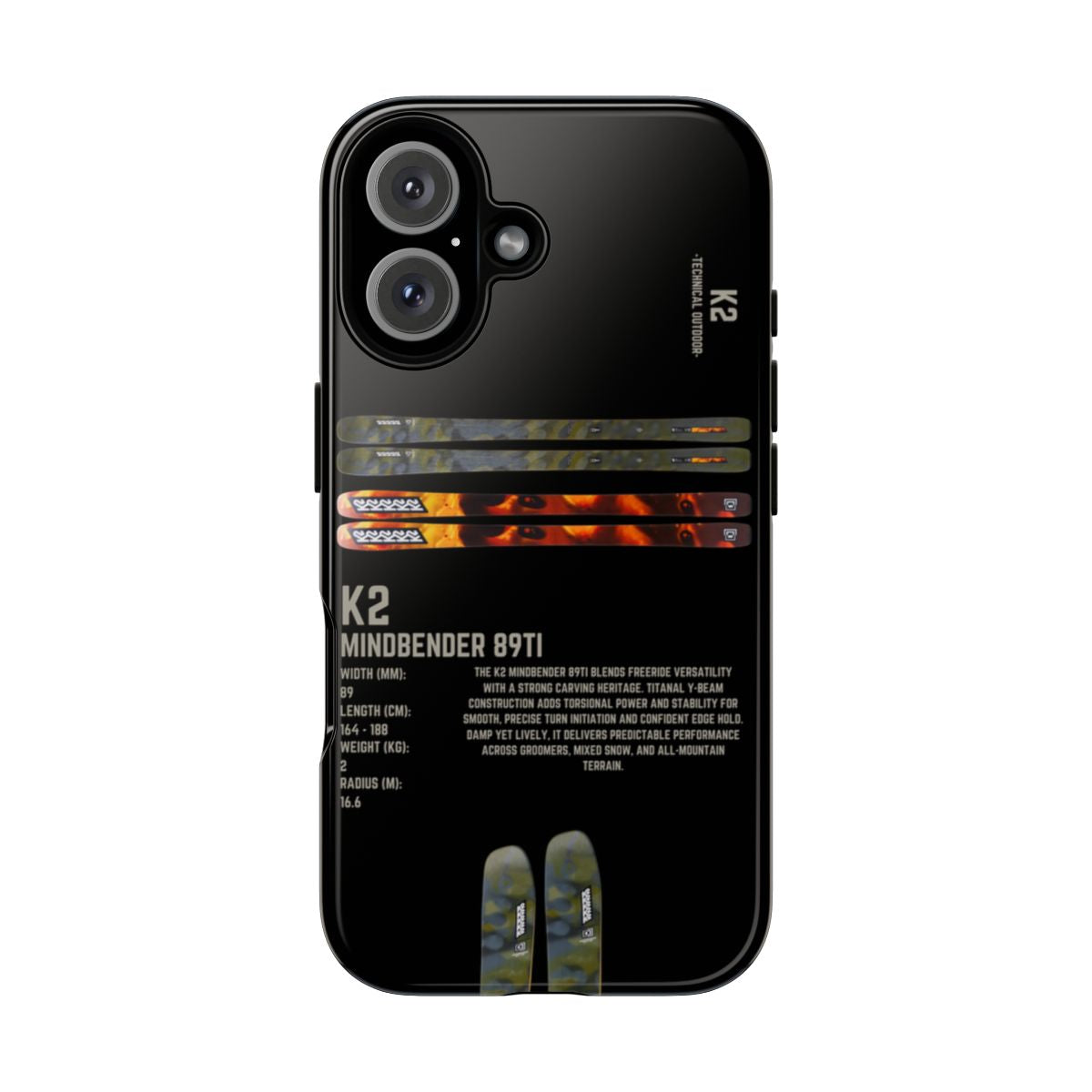 K2 Mindbender 89TI Phone Case
