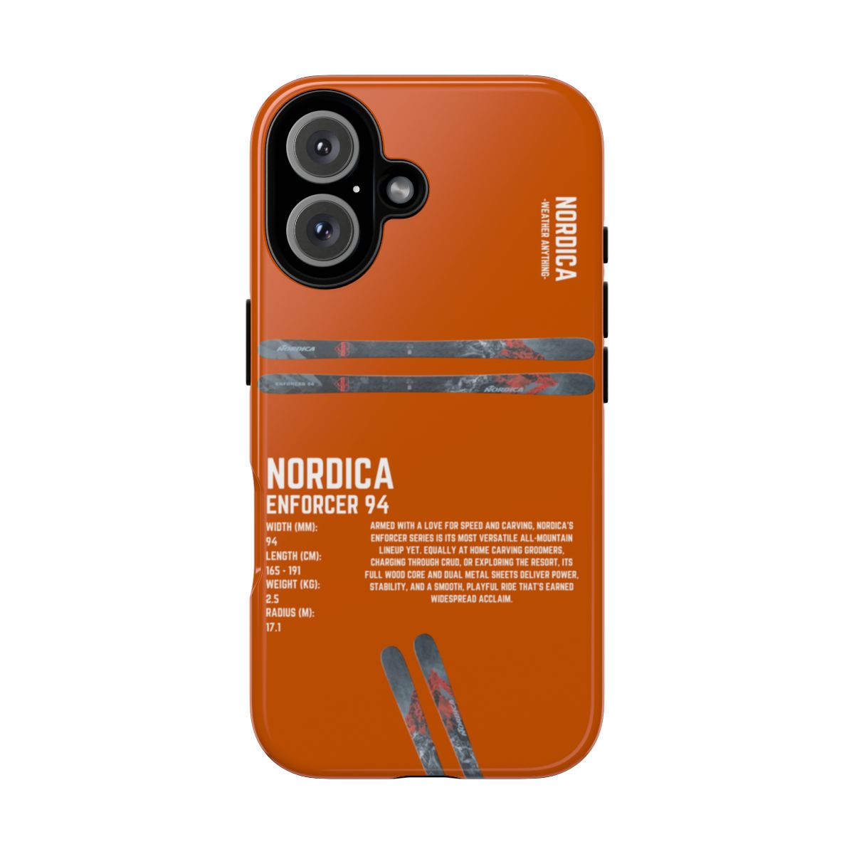 Nordica Enforcer 94 Phone Case