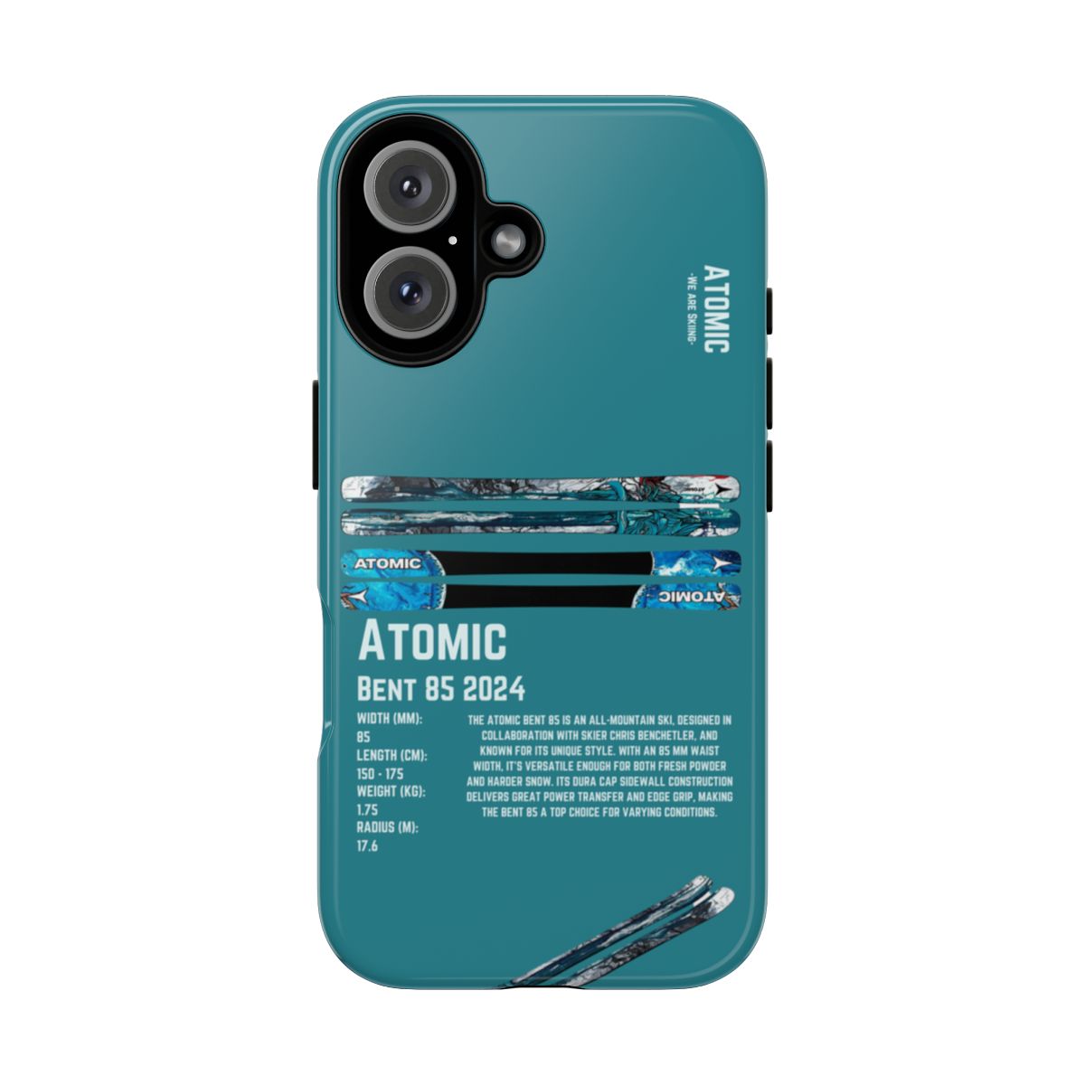 Atomic Bent 85 Phone Case