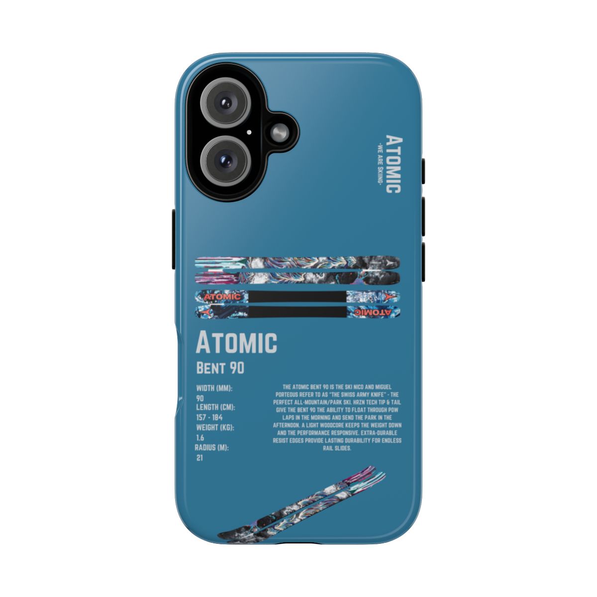 Atomic Bent 90 Phone Case