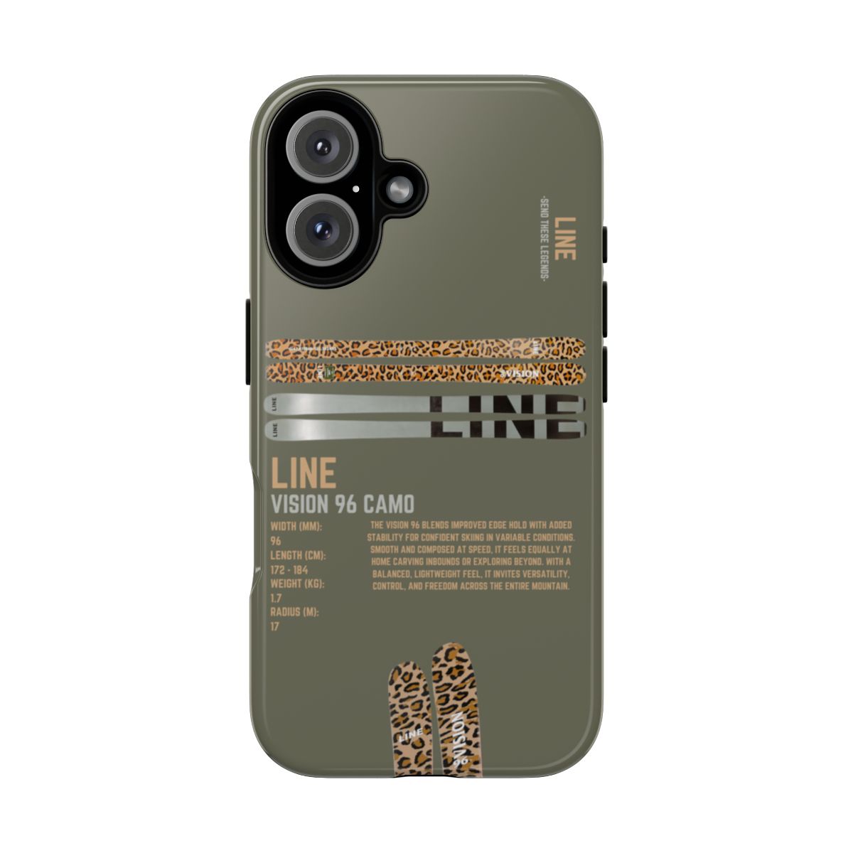 Line Vision 96 Camo Phone Case