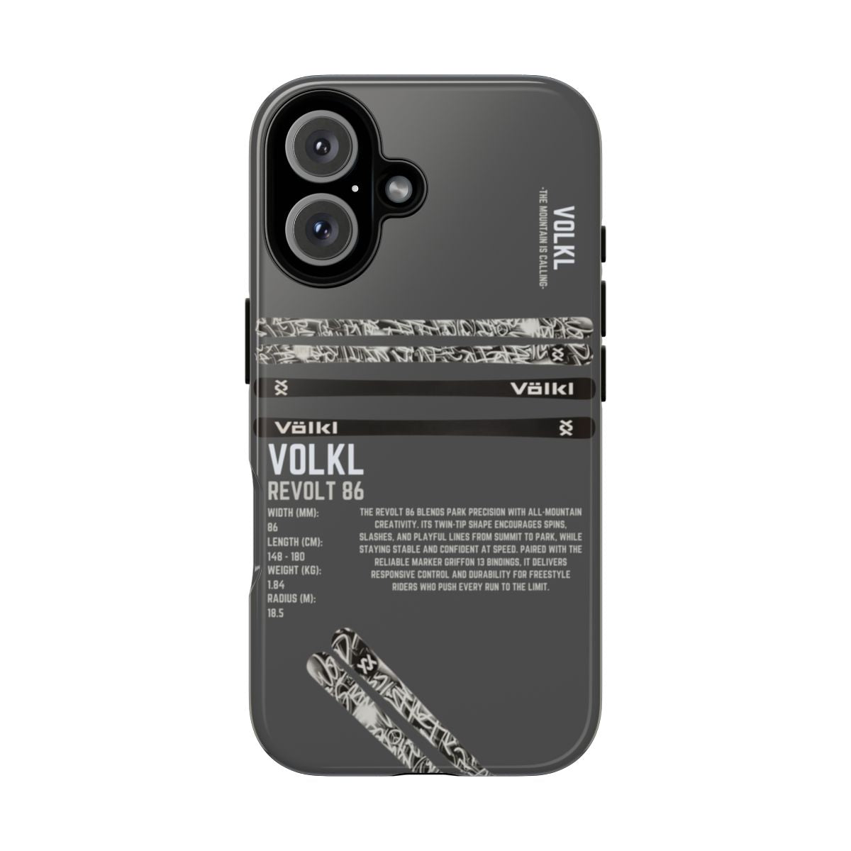 Volkl Revolt 86 Phone Case