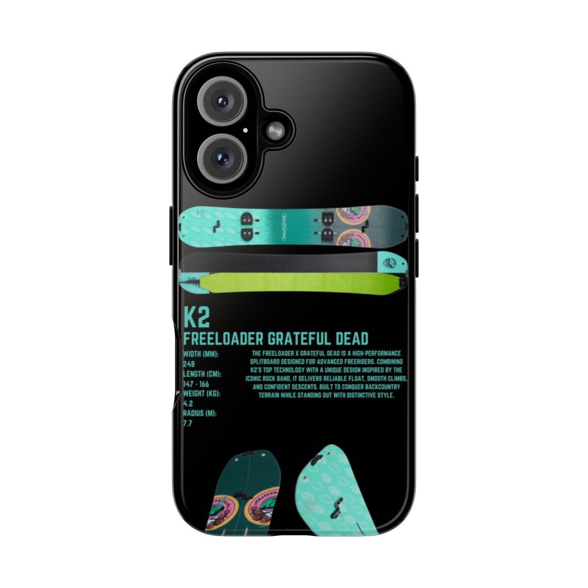 K2 Freeloader Grateful Dead Phone Case