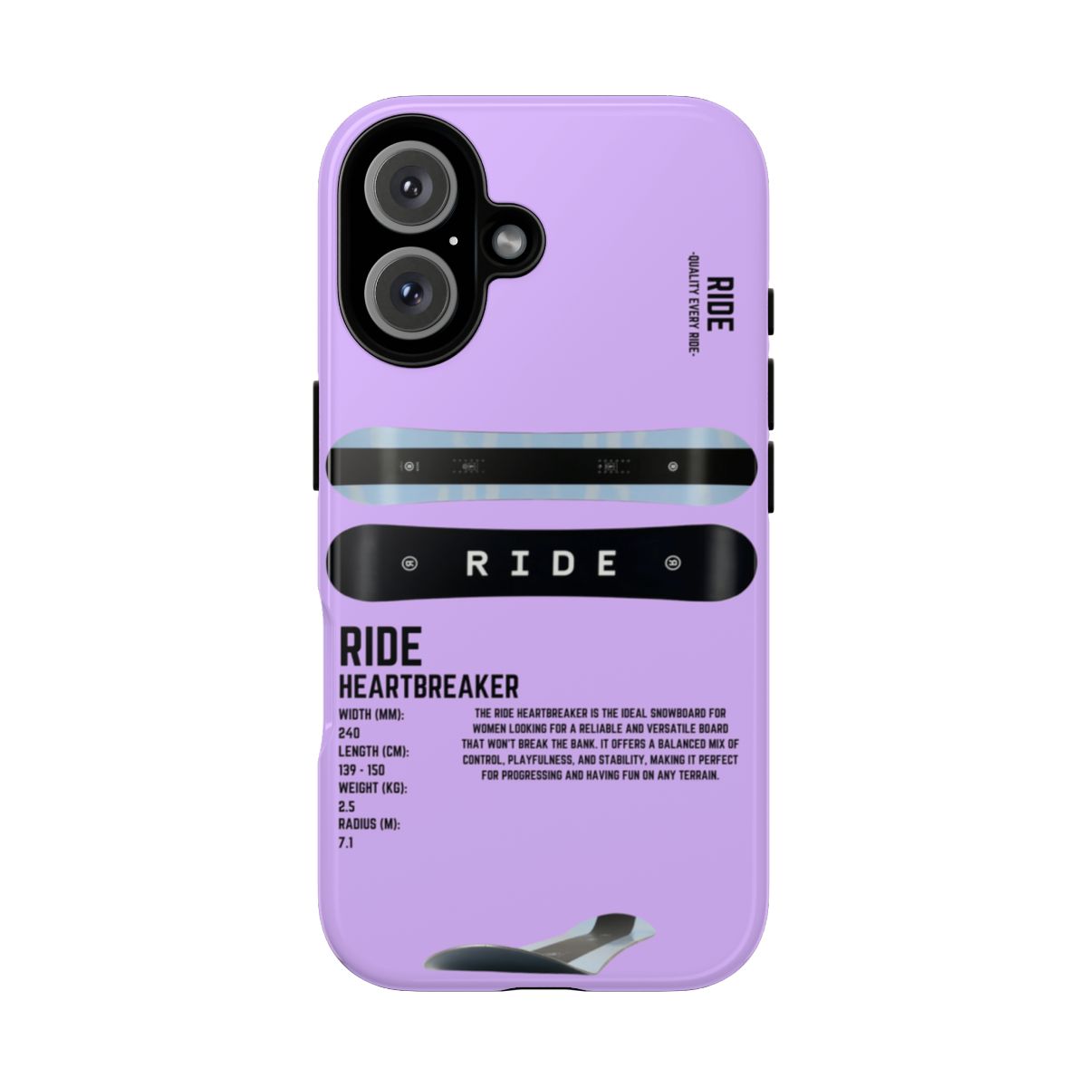 Ride Heartbreaker Phone Case