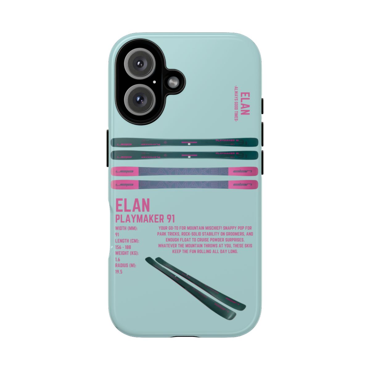 Elan Playmaker 91 Phone Case