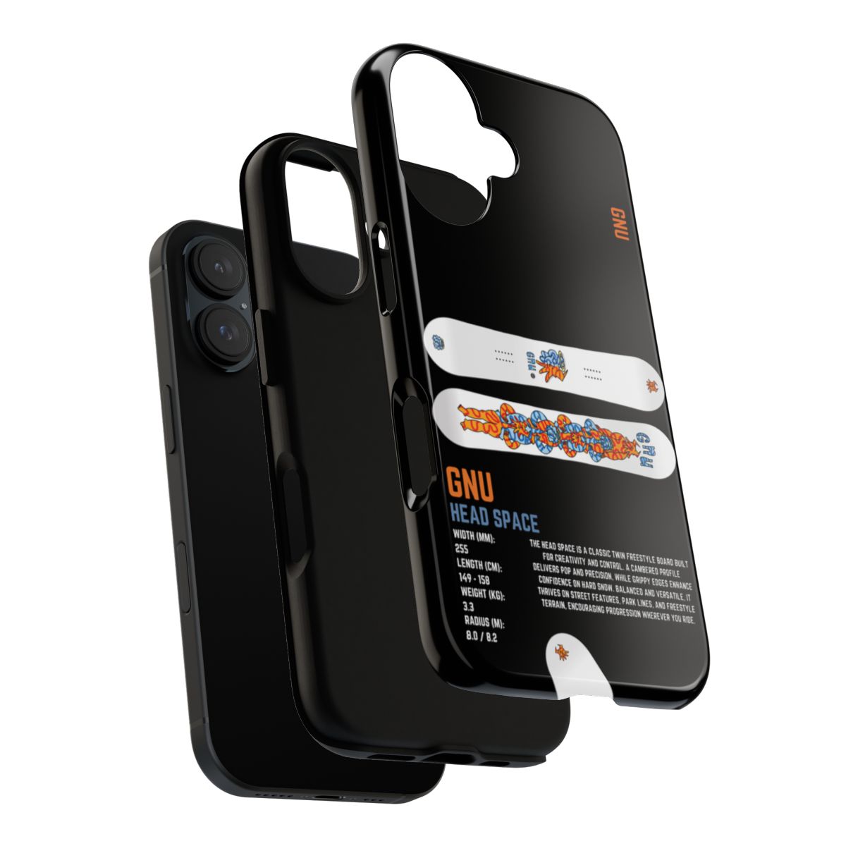 Gnu Head Space Phone Case