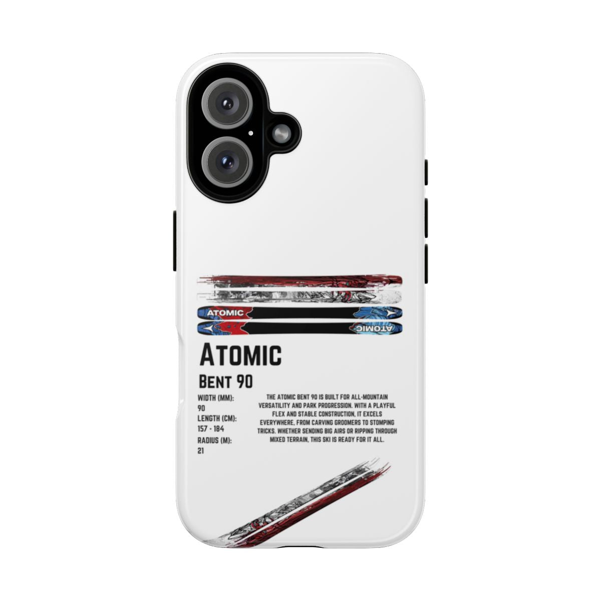 Atomic Bent 90 Phone Case