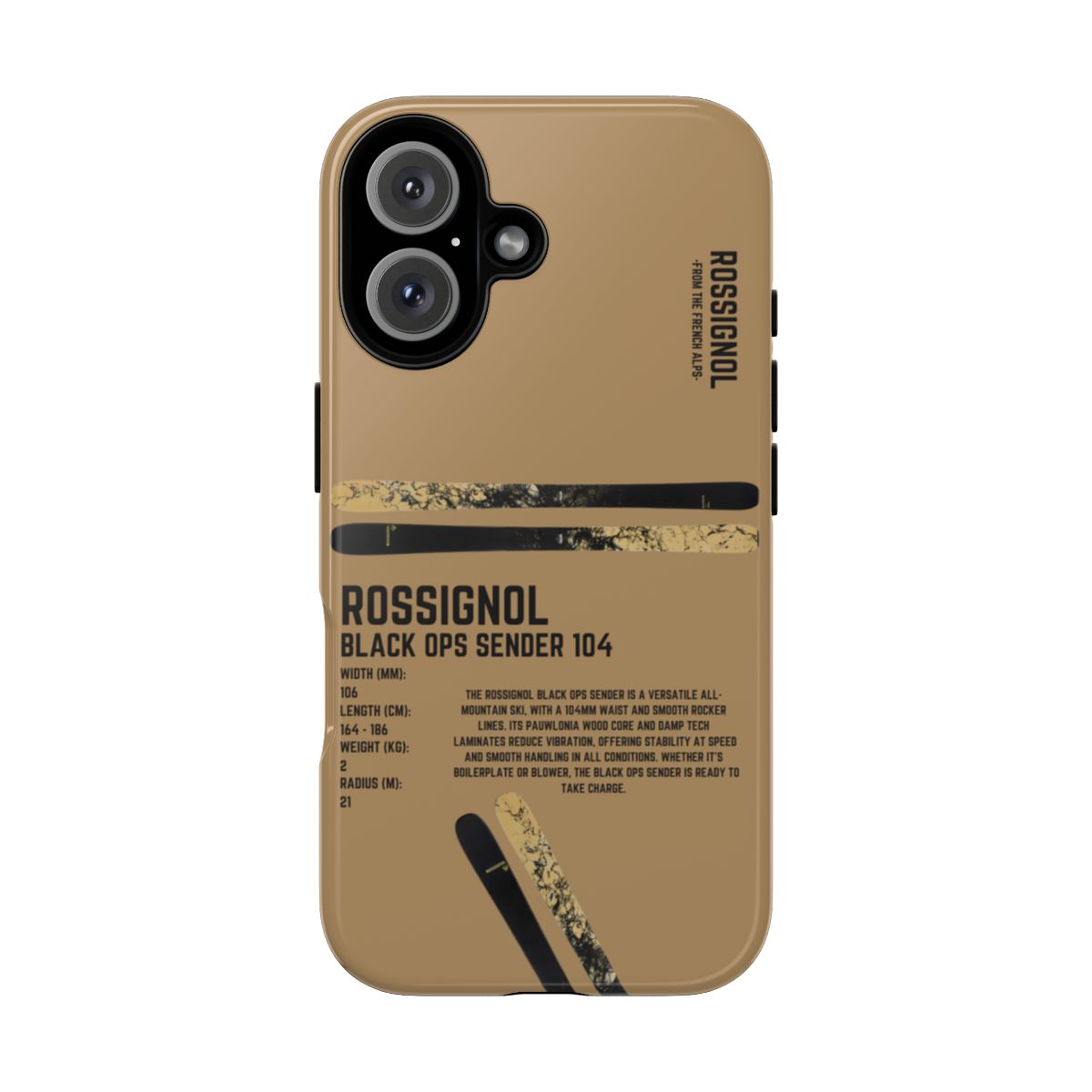 Rossignol Black Ops Sender 104 Phone Case