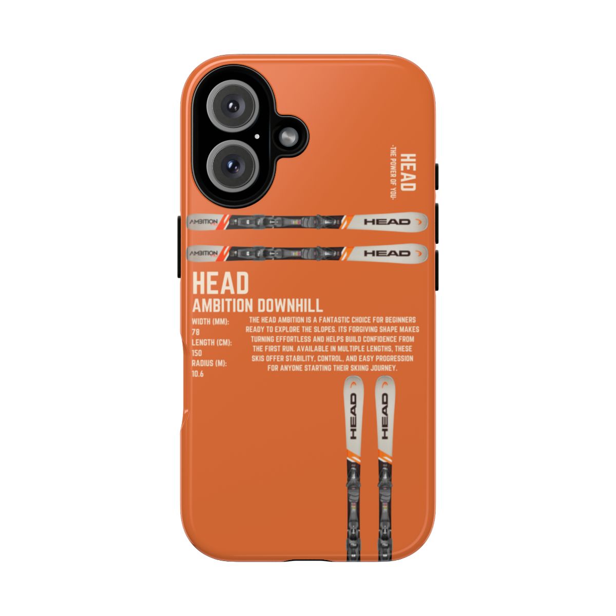Head Ambition Downhill Phone Case