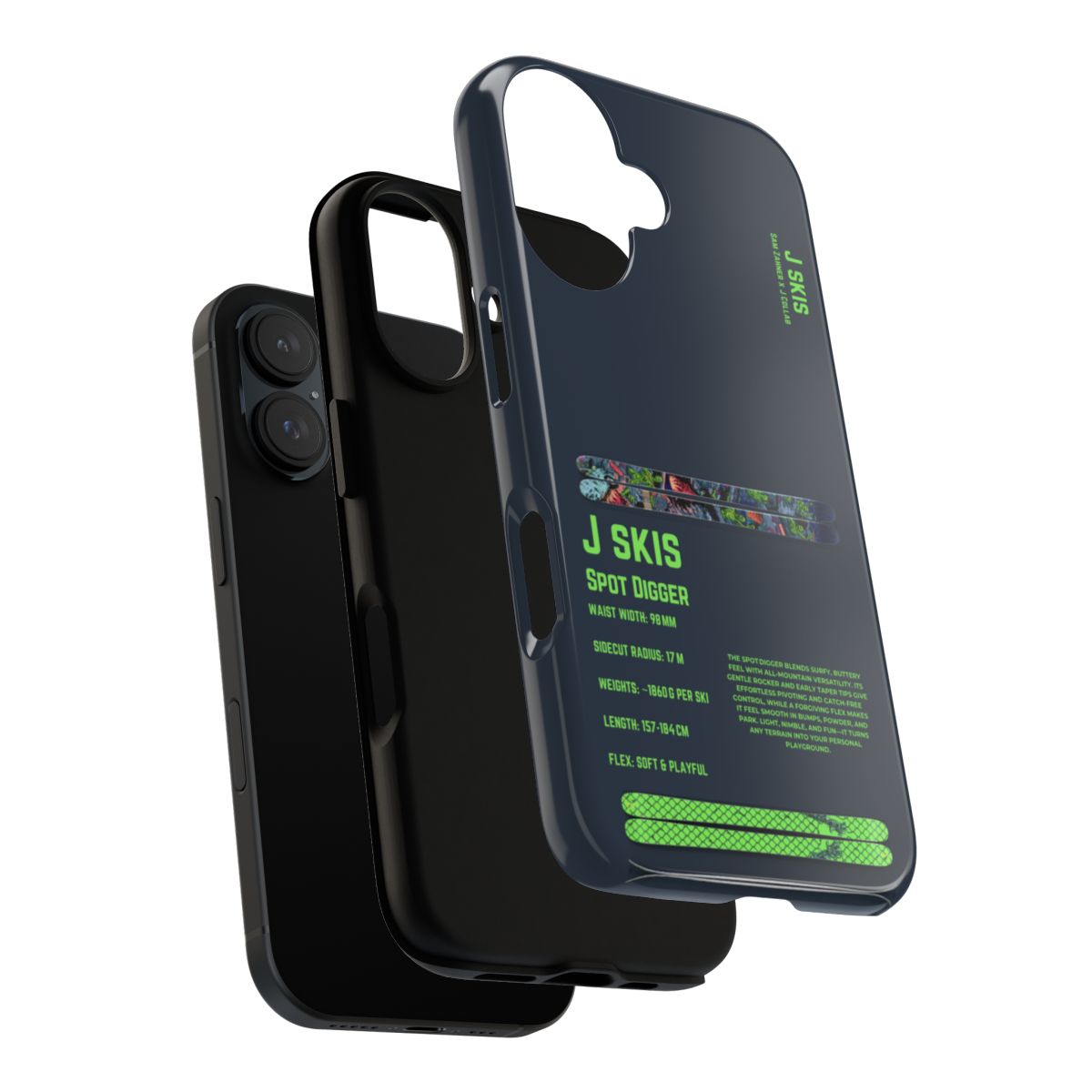 J Skis Spot Digger Phone Case
