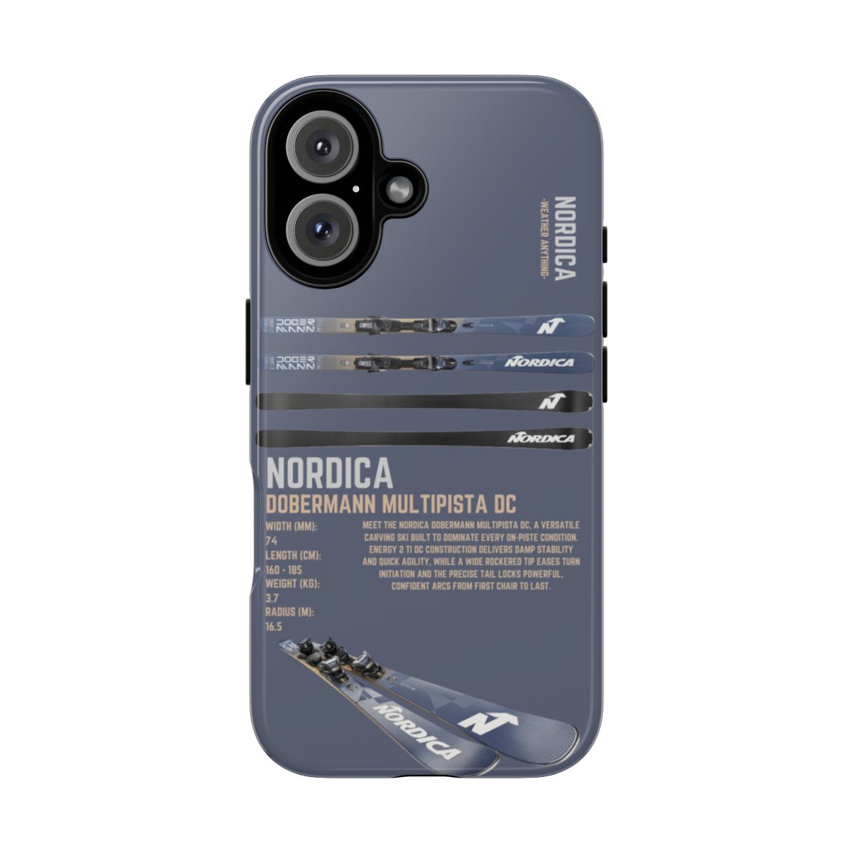 Nordica Dobermann Multipista DC Phone Case