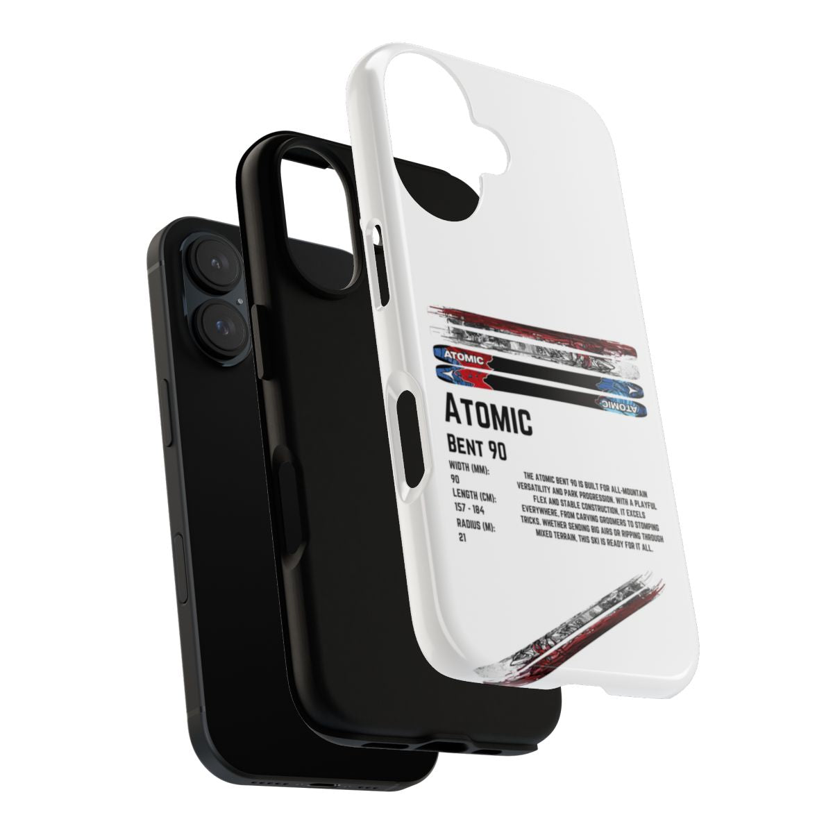 Atomic Bent 90 Phone Case