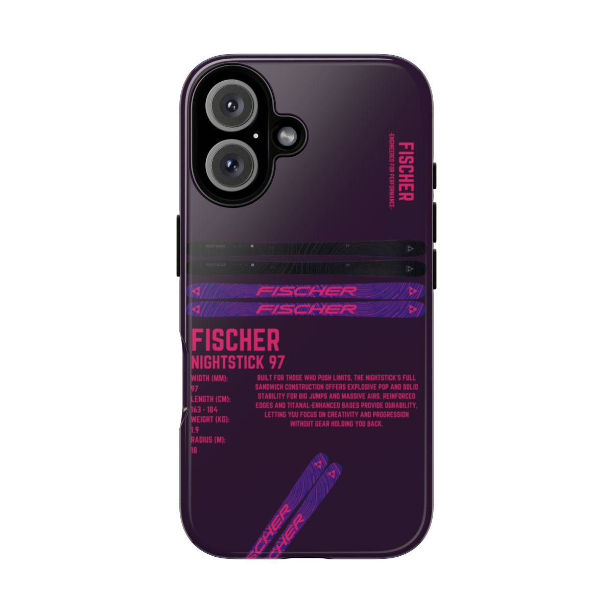 Fischer Nightstick 97 Phone Case