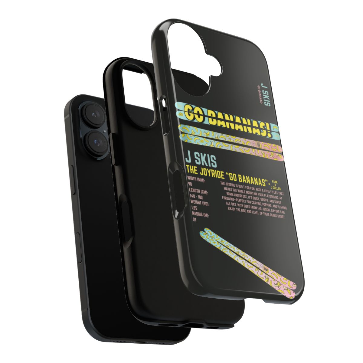 J Skis The Joyride Go Bananas Phone Case