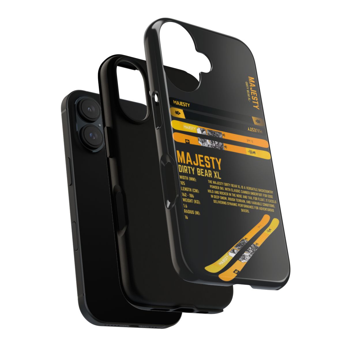 Majesty Dirty Bear Xl Phone Case
